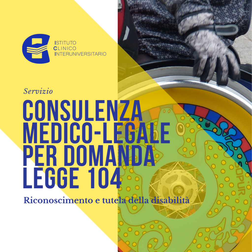 Nuovo servizio di Consulenza medico-legale per domanda Legge 104