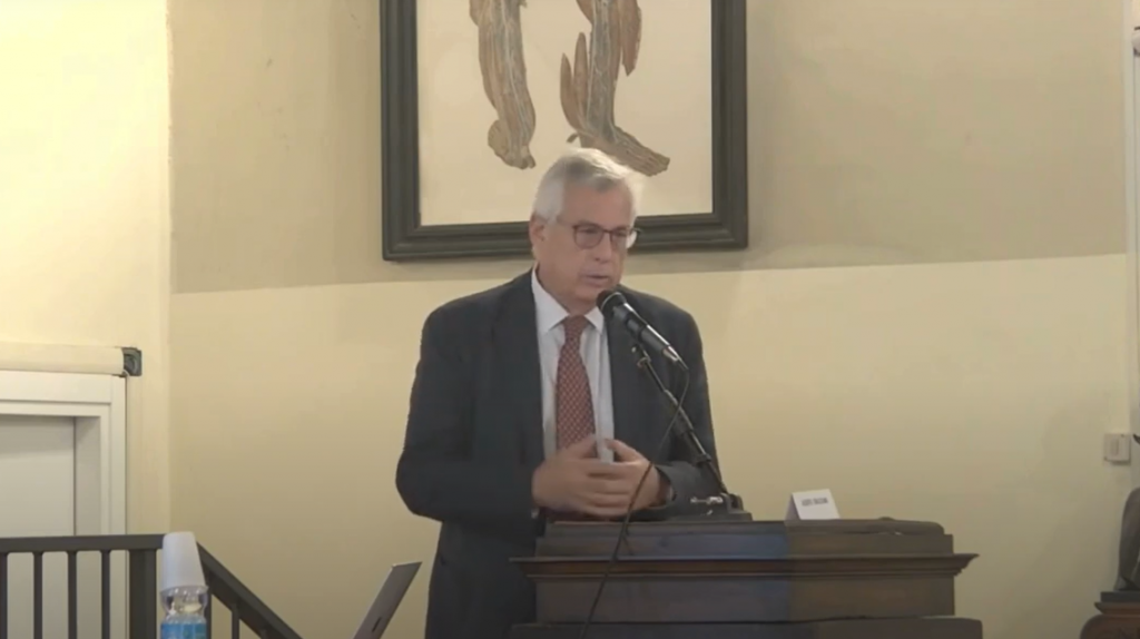 L'intervento del Prof. Alberto Siracusano al convegno 